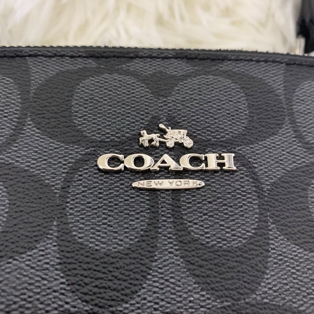 COACH(コーチ)の美品】 コーチ ショルダーバッグ 2way レザー シグネチャー　F58291  レディースのバッグ(ショルダーバッグ)の商品写真