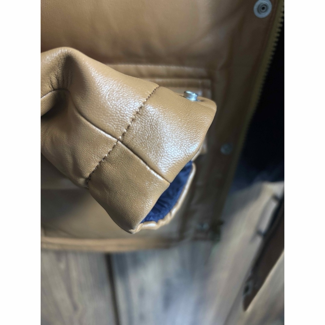 ZOZO限定復刻 APE LEATHER DOWN JACKET S ZOZO限定復刻 APE LEATHER DOWN JACKET S