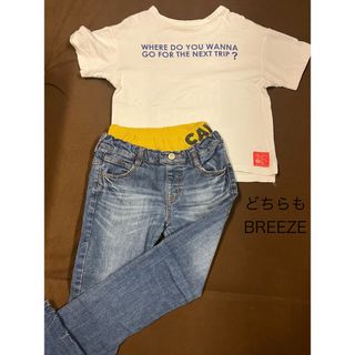 BREEZE デニムパンツ&Tシャツセット 140cm(その他)