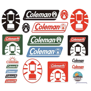 Coleman - Coleman　コールマン アウトドア キャンプ 防水 ステッカー　20枚入