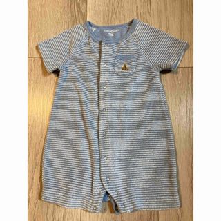 ベビーギャップ(babyGAP)の半袖ロンパース GAP 60 1回着用(ロンパース)