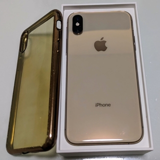 アップル(Apple)のiPhone Xs Gold 512GB 【SIMロック解除済み】docomo(スマートフォン本体)