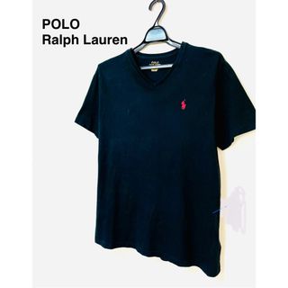 ポロラルフローレン(POLO RALPH LAUREN)のポロラルフローレ Tシャツ メンズ M 半袖シャツ 黒★6109 POLO (Tシャツ/カットソー(半袖/袖なし))