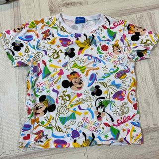 ディズニー(Disney)のディズニーリゾート　35周年総柄Tシャツ　キッズ　150センチ(Tシャツ/カットソー)