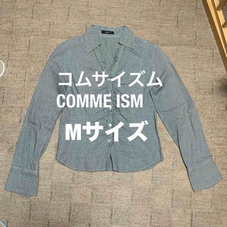 COMME CA ISM - コムサイズム　レディース　フリルブラウス　長袖シャツ