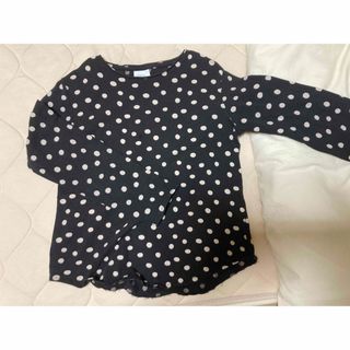 ザラ(ZARA)のzara 122 120  長袖 Tシャツ 水玉(Tシャツ/カットソー)