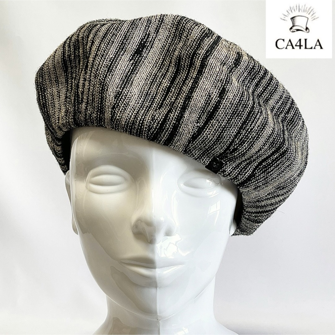 CA4LA(カシラ)の【新品】CA4LAカシラ日本製モード感抜群ジェンダーレス通年可 麻リネン混ベレー メンズの帽子(ハンチング/ベレー帽)の商品写真