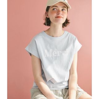 コカ(coca)の新品タグ付！coca/コカ完売品！メルシー merci フレンチスリーブTシャツ(Tシャツ(半袖/袖なし))