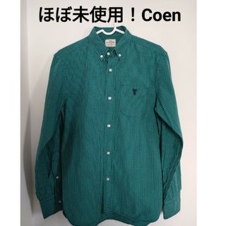 coen - ほぼ未使用！coenコーエン長袖チェック柄ブラウス