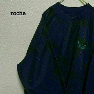 roche プルオーバージャケット ナイロンジャケット ロゴ ワンポイント(ナイロンジャケット)