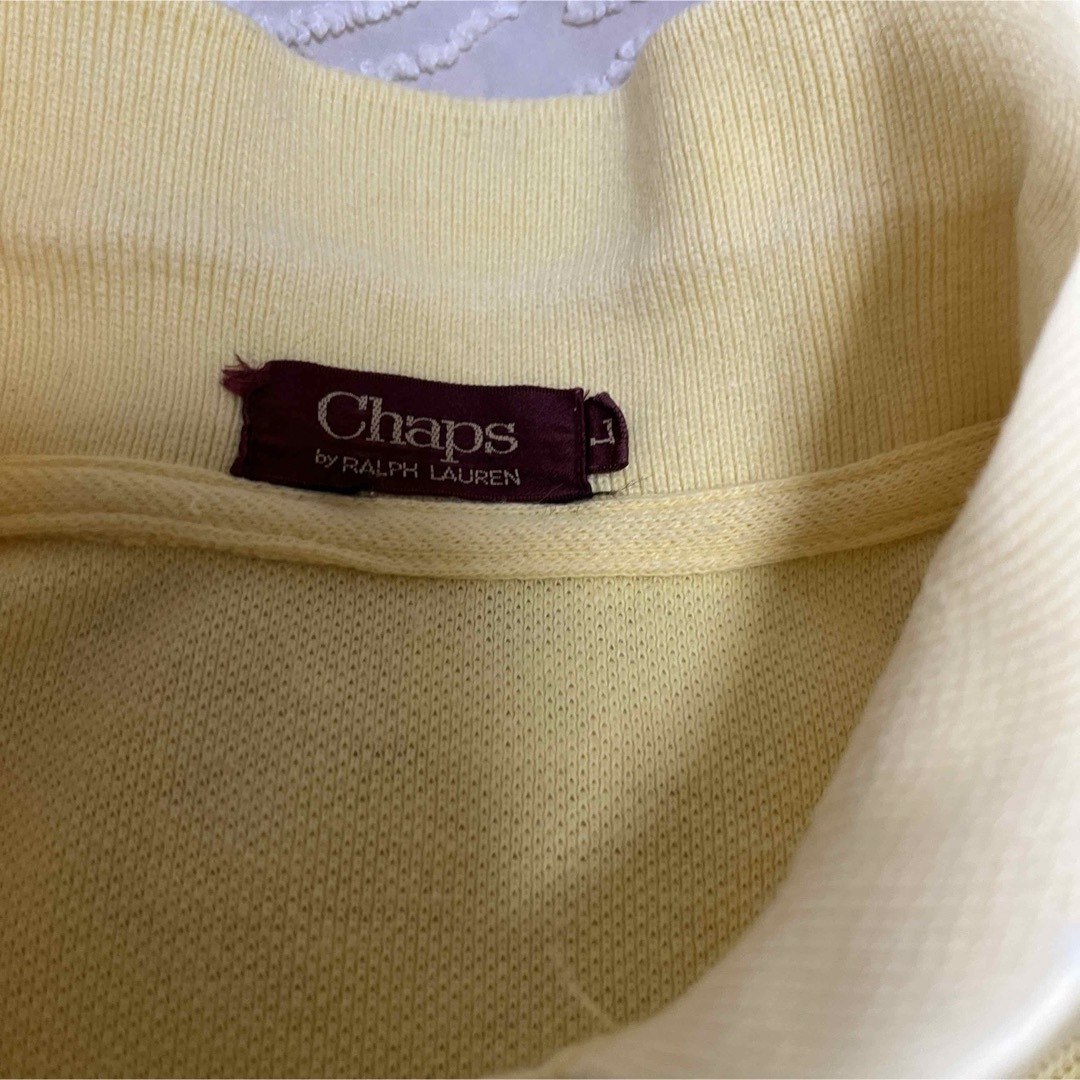 Ralph Lauren(ラルフローレン)の80s ヴィンテージ CHAPS  ラルフローレン ポロシャツ L  イエロー メンズのトップス(ポロシャツ)の商品写真
