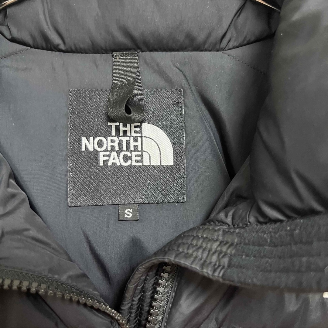 【希少】TNF ノベルティヌプシジャケット オレンジカモフラ メンズ S メンズのジャケット/アウター(ダウンジャケット)の商品写真