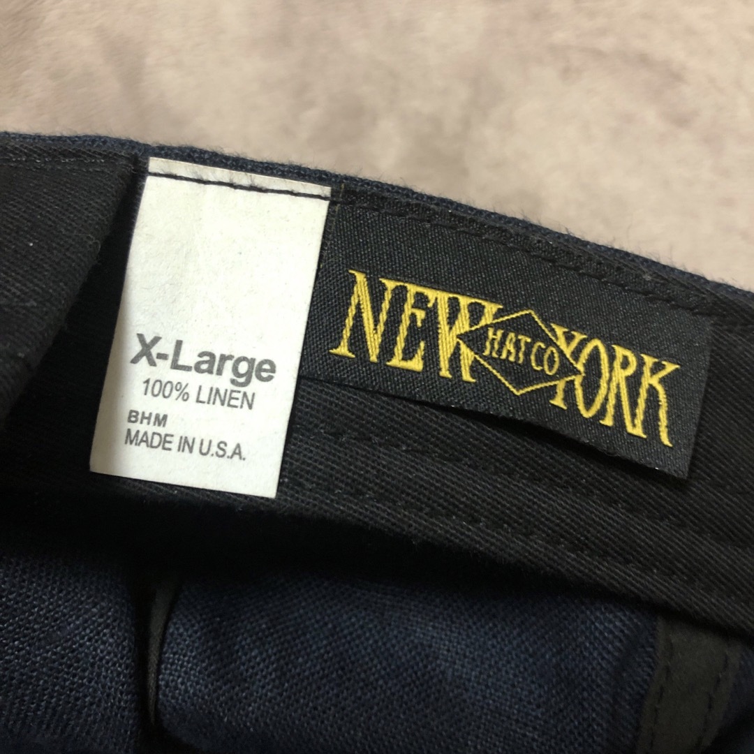 NEW YORK HAT(ニューヨークハット)のNEW YORK HAT LINEN CASQUETTE 米国製 メンズの帽子(キャスケット)の商品写真