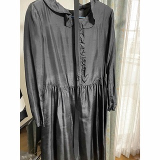 ユナイテッドアローズ(UNITED ARROWS)のブラックワンピース　ドレス(ロングワンピース/マキシワンピース)