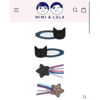 MIMI & LULA 黒猫　スター　ヘアピン　ミミアンドルーラ