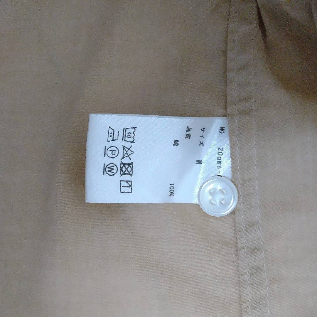 QUADRO(クアドロ)のクオドロ 半袖シャツ ベージュ Mサイズ メンズのトップス(シャツ)の商品写真