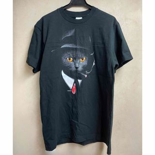 【服】スタジオセプト 猫 アニマルプリント Tシャツ〈Sutdio Sept〉(Tシャツ/カットソー(半袖/袖なし))