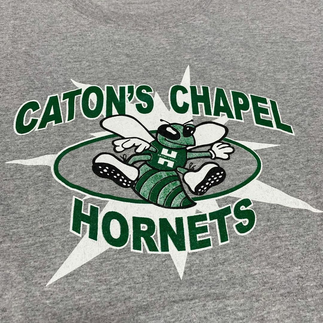 Anvil(アンビル)のUS古着 anvil CATON'S CHAPEL HORNETS Tシャツ メンズのトップス(Tシャツ/カットソー(半袖/袖なし))の商品写真