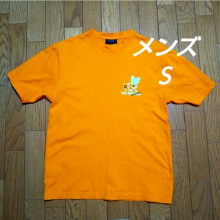 ★HILL CROP オレンジTシャツ★メンズＳサイズ(Tシャツ/カットソー(半袖/袖なし))