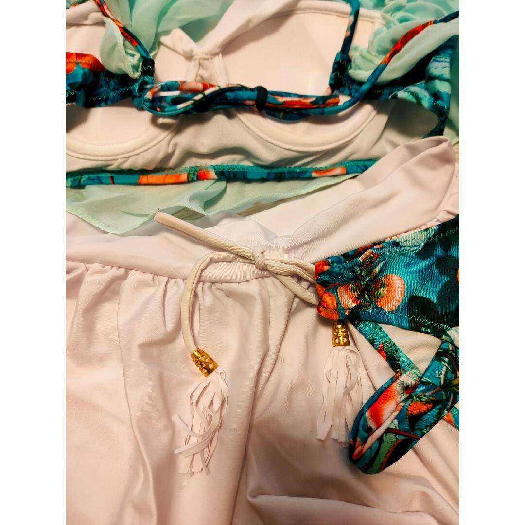 【新品未使用】タンキニ ビキニパンツ付 2way 水着 レディースの水着/浴衣(水着)の商品写真