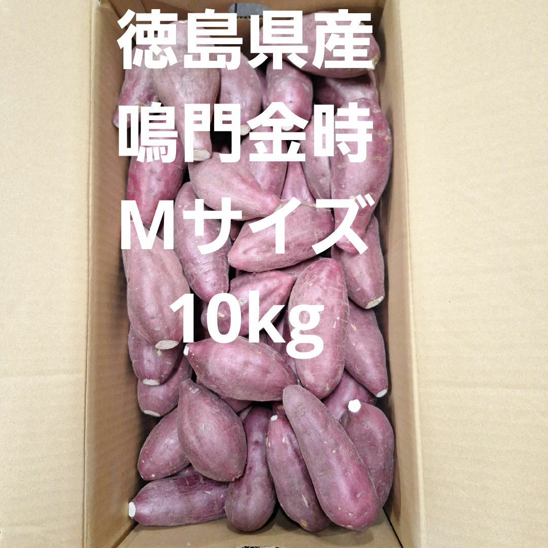 さつまいも　徳島県産鳴門金時Mサイズ10kg 食品/飲料/酒の食品(野菜)の商品写真
