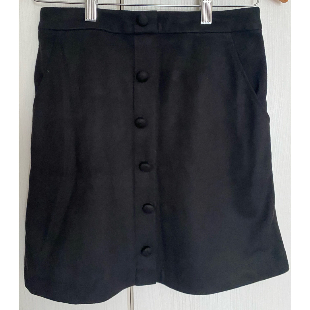 Cherie Mona(シェリーモナ)のCherie Monaセンターボタンボックススカート レディースのスカート(ひざ丈スカート)の商品写真