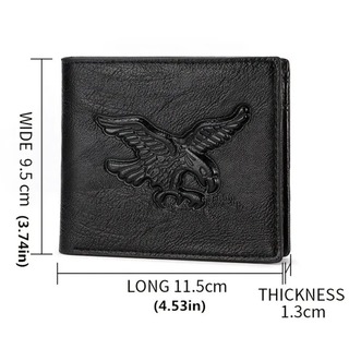 折りたたみ　財布　大容量　黒　レザー　スタイリッシュ　軽量　カード　(折り財布)