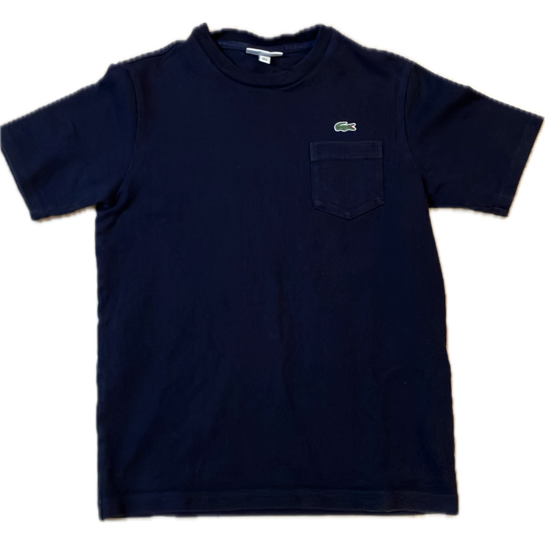 LACOSTE(ラコステ)のラコステ LACOSTE 鹿の子 Tシャツ ヘビー ピケ ポケット ネイビー メンズのトップス(Tシャツ/カットソー(半袖/袖なし))の商品写真