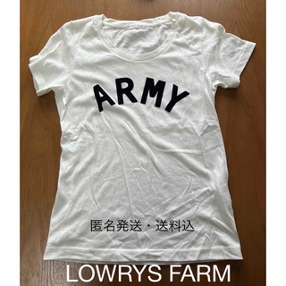 LOWRYS FARM - 【中古品】 LOWRYS FARM ARMY Tシャツ　レディースMサイズ　