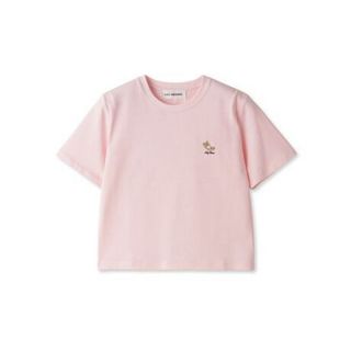 リリーブラウン(Lily Brown)のリリーブラウン リラックスLily BearＴシャツ ピンク ベア(Tシャツ(半袖/袖なし))