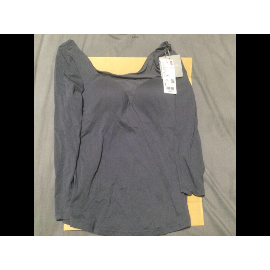 UNIQLO(ユニクロ)のユニクロ　エアリズム　コットンブラTシャツ　S レディースの下着/アンダーウェア(アンダーシャツ/防寒インナー)の商品写真