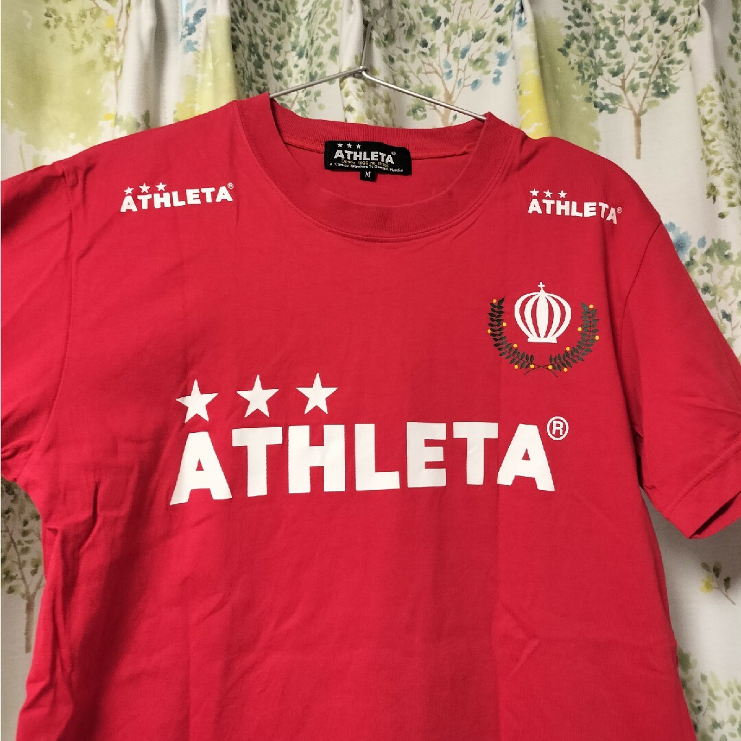 ATHLETA(アスレタ)のATHLETA  半袖Tシャツ　　赤 メンズのトップス(Tシャツ/カットソー(半袖/袖なし))の商品写真