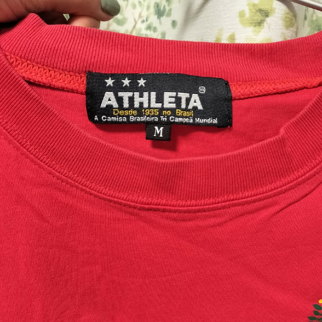 ATHLETA(アスレタ)のATHLETA  半袖Tシャツ　　赤 メンズのトップス(Tシャツ/カットソー(半袖/袖なし))の商品写真
