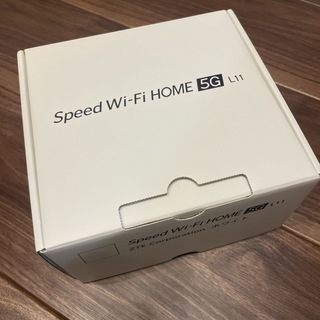 ユーキューコニュニケーションズ(UQ Communications)のWIMAX Speed Wi-Fi HOME 5G L11 ZTR01SWU ホ(その他)