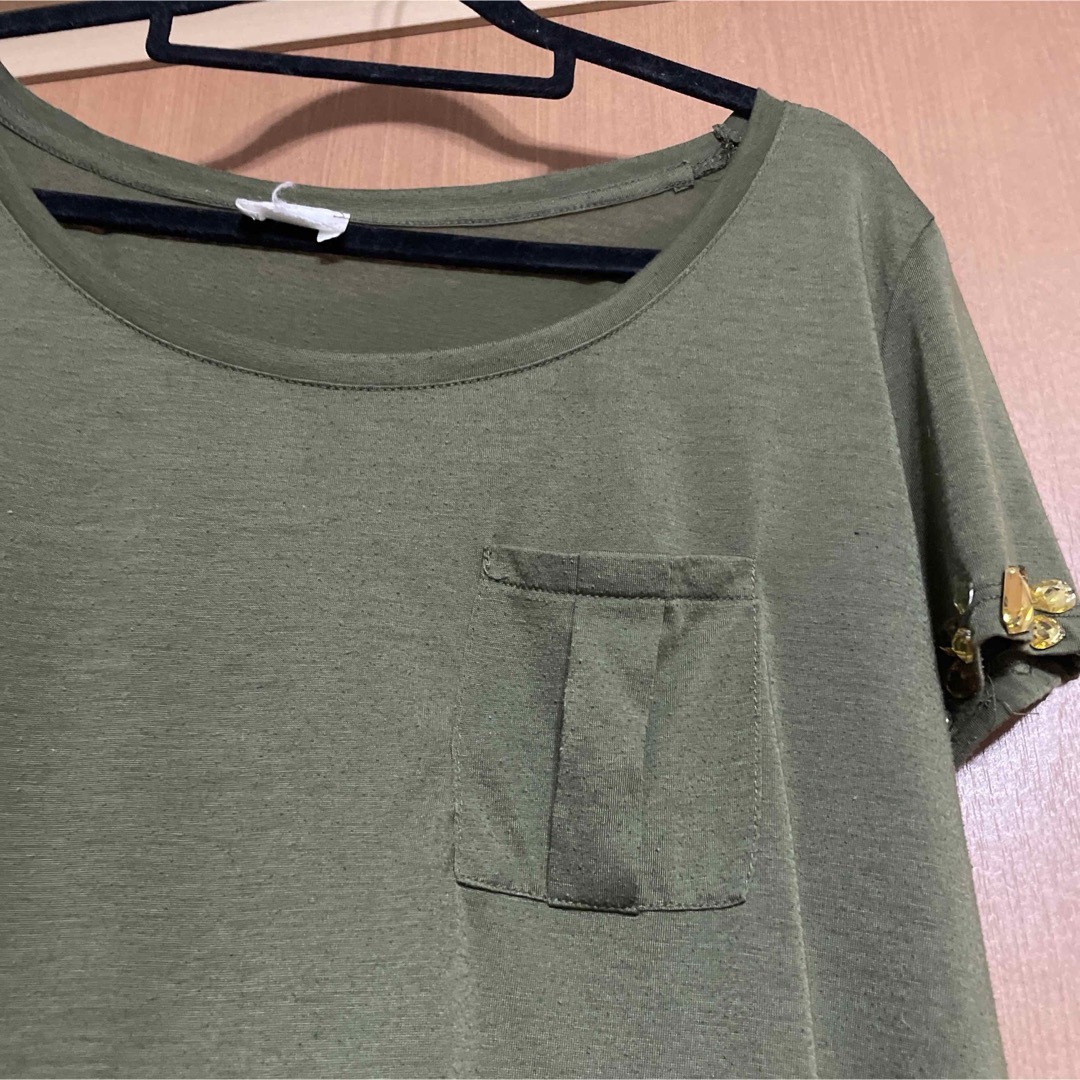 H&M(エイチアンドエム)のH &Mカットソー レディースのトップス(Tシャツ(半袖/袖なし))の商品写真