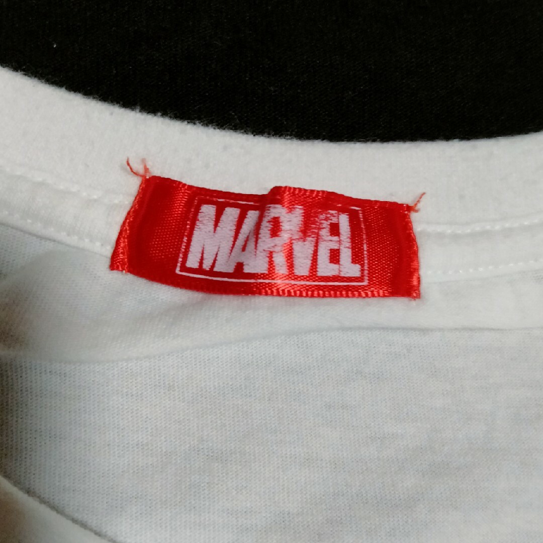 MARVEL マーベル　白Tシャツ　ＬＬサイズ メンズのトップス(Tシャツ/カットソー(半袖/袖なし))の商品写真