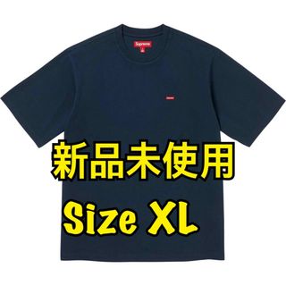 シュプリーム(Supreme)のSupreme Small Box Logo Teeボックスロゴ　紺　XL(Tシャツ/カットソー(半袖/袖なし))