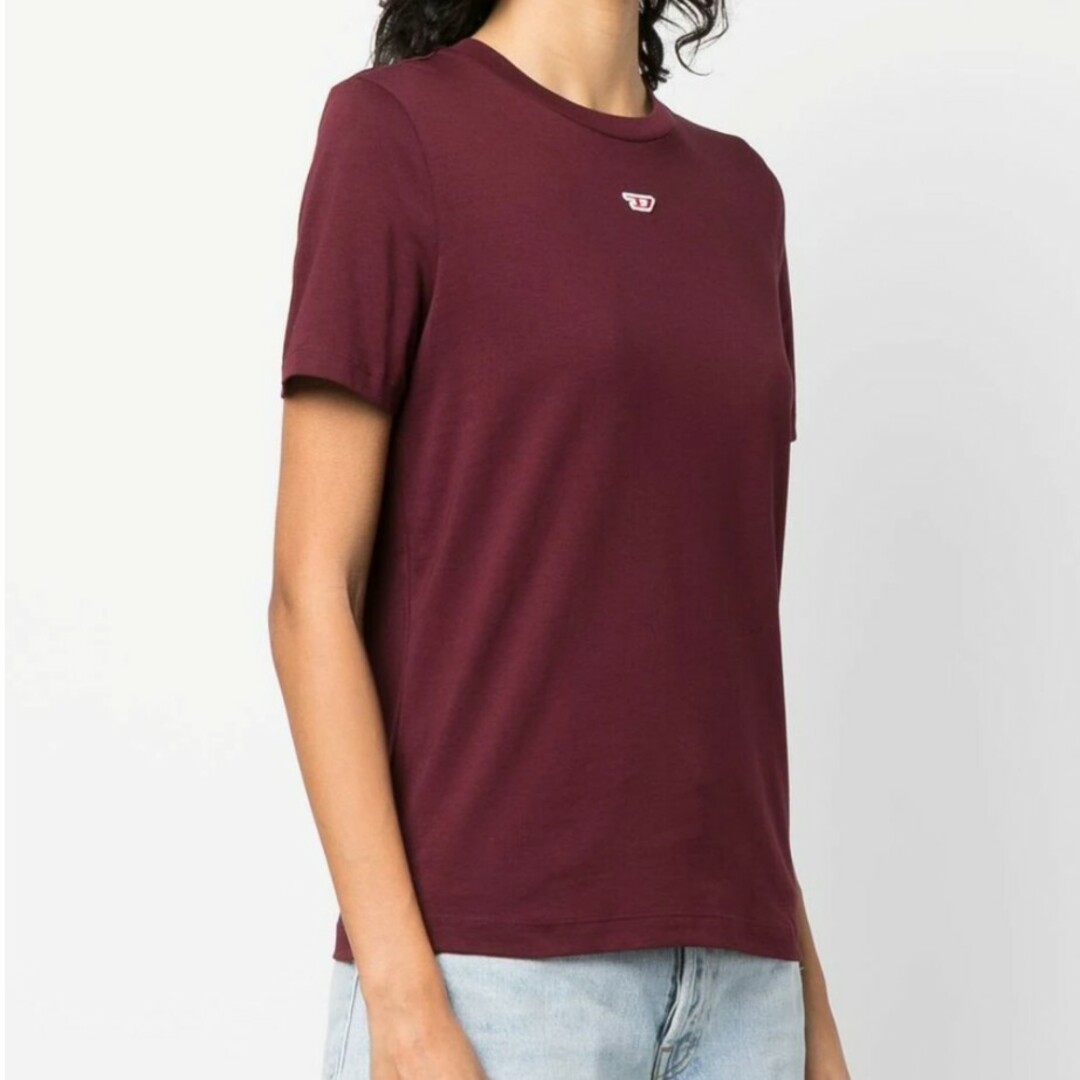 DIESEL(ディーゼル)のDIESEL ボルドー Tシャツ レディースのトップス(Tシャツ(半袖/袖なし))の商品写真
