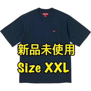 シュプリーム(Supreme)のSupreme Small Box Logo Teeボックスロゴ　紺　XXL(Tシャツ/カットソー(半袖/袖なし))