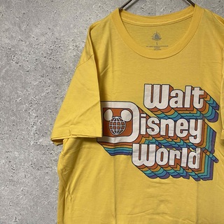 ディズニー(Disney)のDisney ディズニー パリ Tシャツ 半袖 ミッキー L(Tシャツ/カットソー(半袖/袖なし))