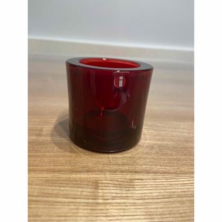 イッタラ(iittala)のiittala  イッタラ  キャンドルホルダー  クランベリー(キャンドル)