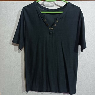 Tシャツ　黒色　サイズ：M【6.30】(Tシャツ/カットソー(半袖/袖なし))