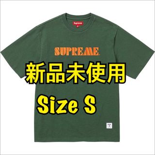 シュプリーム(Supreme)のSupreme Stencil Embroidered S/S Top 緑S(Tシャツ/カットソー(半袖/袖なし))