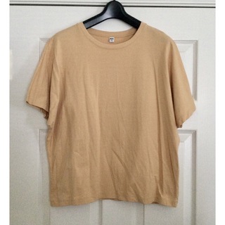 ユニクロ(UNIQLO)のユニクロ ドルマンT ライトオレンジ XL(Tシャツ(半袖/袖なし))