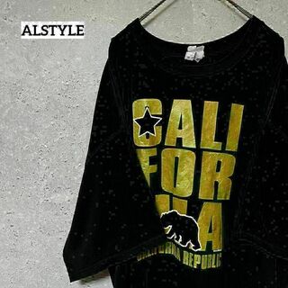 ALSTYLE アルスタイル Tシャツ 半袖 ゆるだぼ カリフォルニア 2XL(Tシャツ/カットソー(半袖/袖なし))