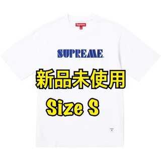 シュプリーム(Supreme)のSupreme Stencil Embroidered S/S Top 白S(Tシャツ/カットソー(半袖/袖なし))