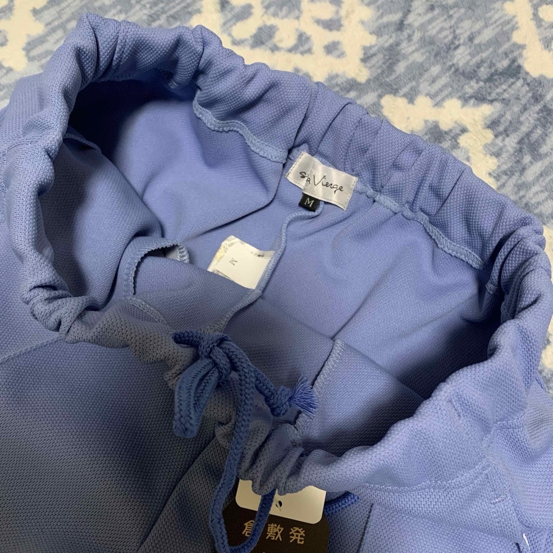 【未使用】 Stella Vierge ハーフパンツ M ブルー系 メンズのパンツ(その他)の商品写真