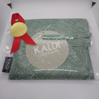 カルディ(KALDI)のカルディ　エコバッグ　セージグリーン(エコバッグ)