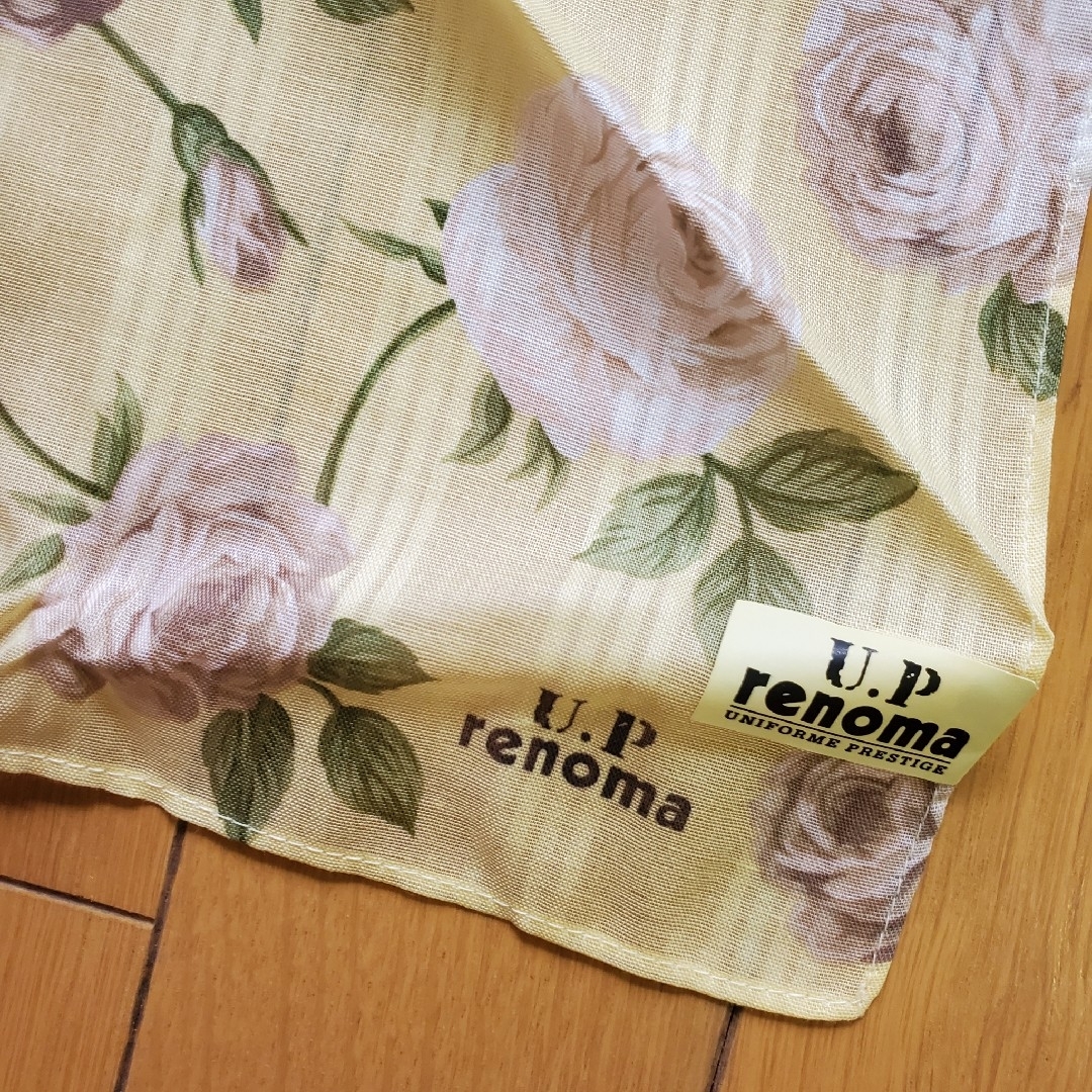 U.P renoma ハンカチ レディース 2枚セット 黄色 ピンク レディースのファッション小物(ハンカチ)の商品写真