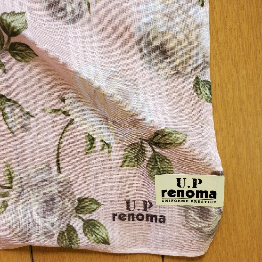 U.P renoma ハンカチ レディース 2枚セット 黄色 ピンク レディースのファッション小物(ハンカチ)の商品写真